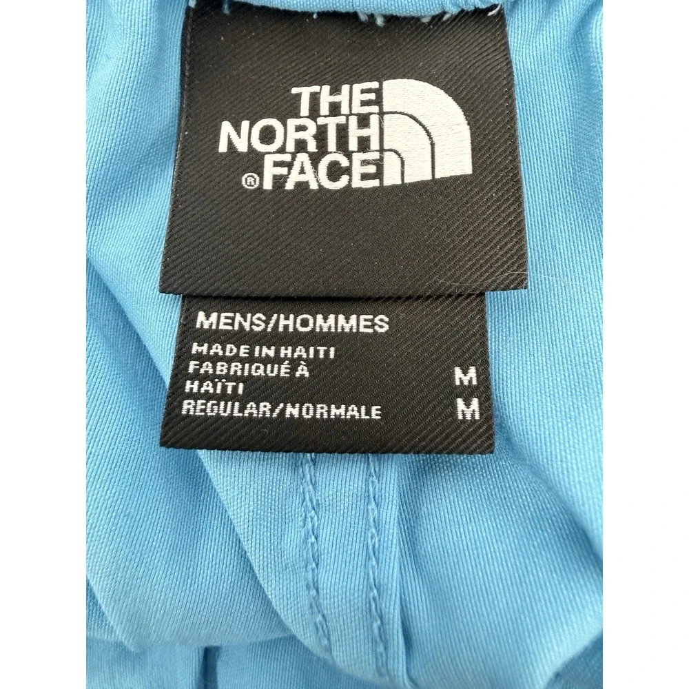 The‎ North Face Mens Blue Outdoor Hike Shorts Medium Elastic Waist 7